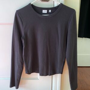 sunday best black long sleeve tee
